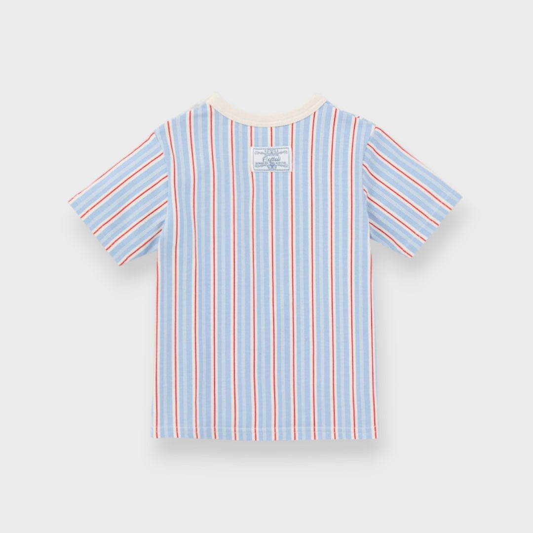 ORGANIC CANDY STRIPE BABY T-SHIRT (80・90CM)