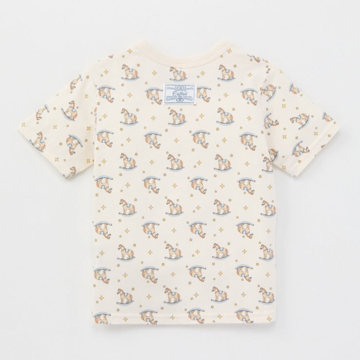 ORGANIC ANIMAL PRINT BABY T-SHIRT (80・90CM)