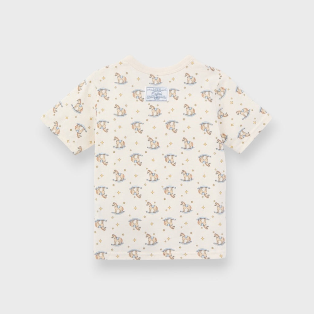 ORGANIC ANIMAL PRINT BABY T-SHIRT (80・90CM)