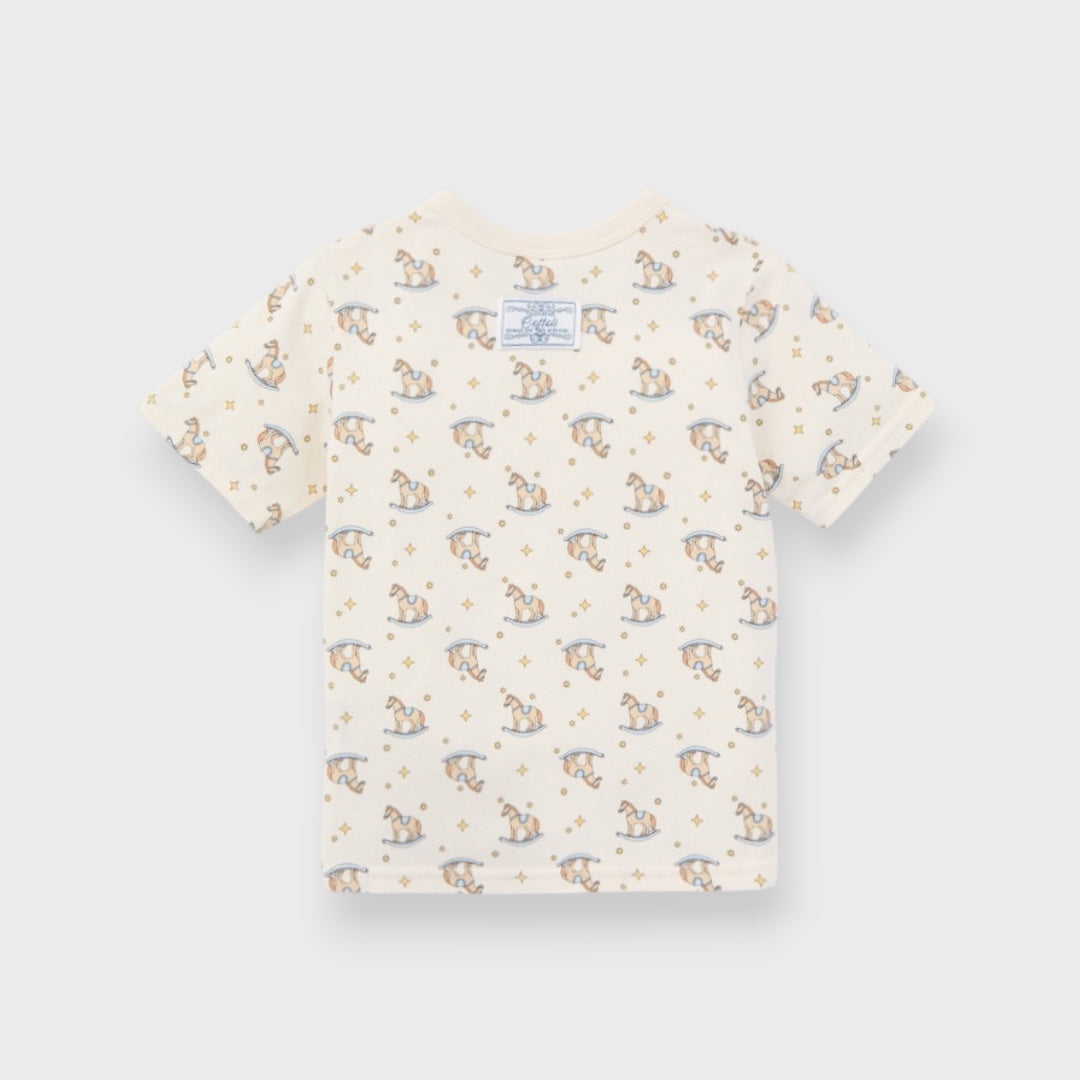 ORGANIC ANIMAL PRINT BABY T-SHIRT (80・90CM)