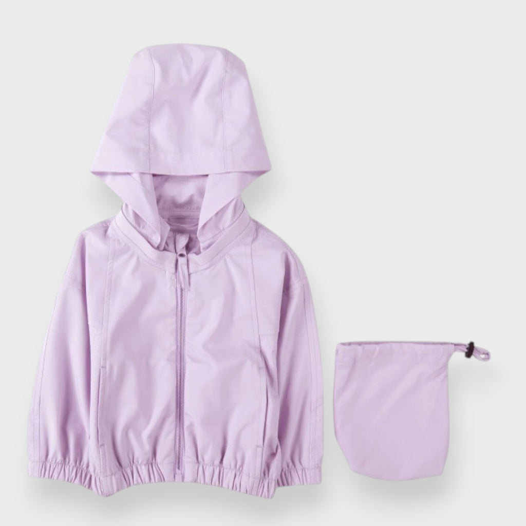 PASTEL PACKABLE BABY ZIP JACKET (90cm)