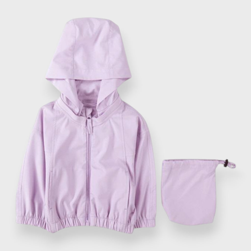 PASTEL PACKABLE BABY ZIP JACKET (90cm)