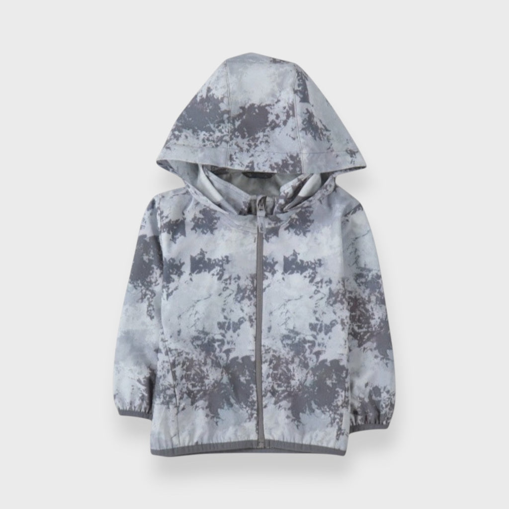 MISTY MARBLE BABY ZIP PARKA (90cm)