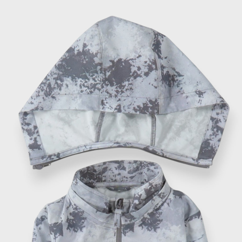 MISTY MARBLE BABY ZIP PARKA (90cm)