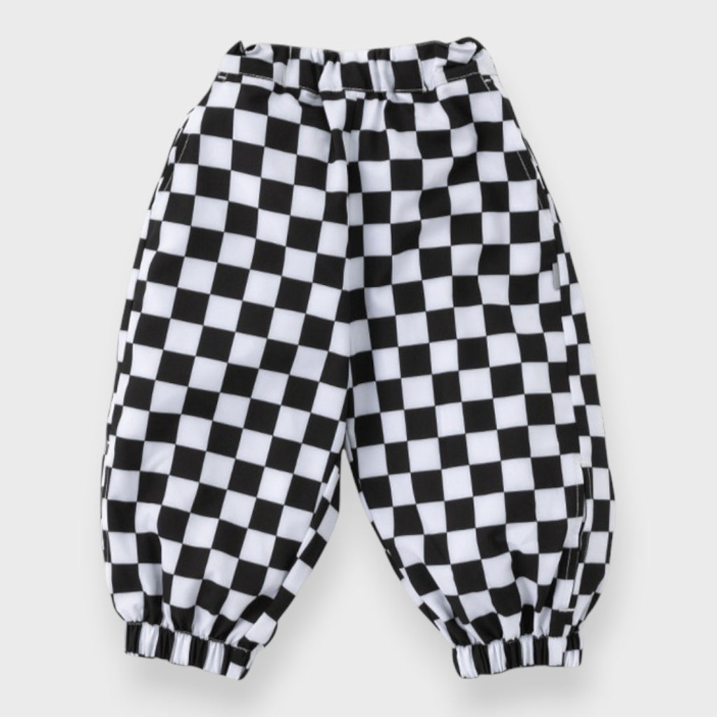 CHECKERBOARD BABY JOGGER PANTS (90cm)