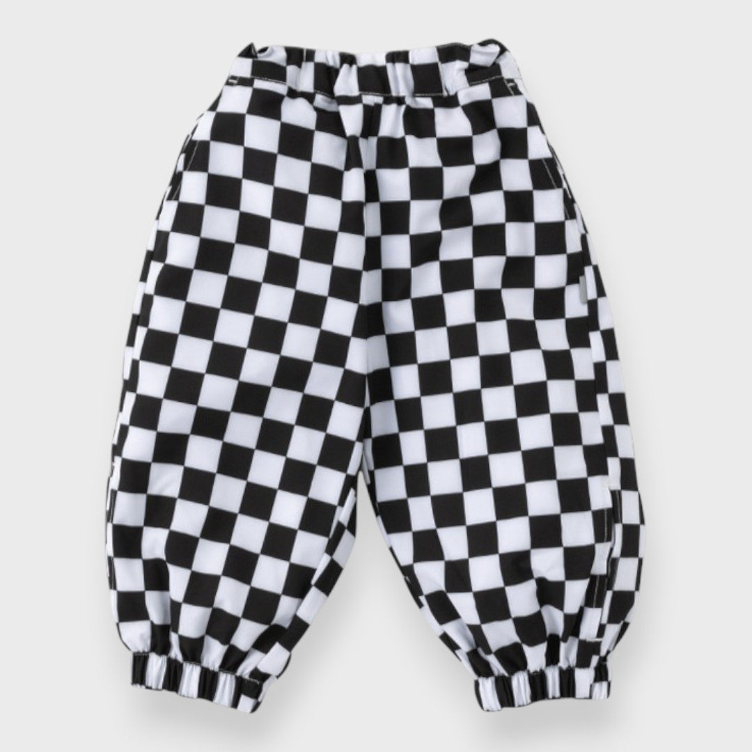 CHECKERBOARD BABY JOGGER PANTS (90cm)