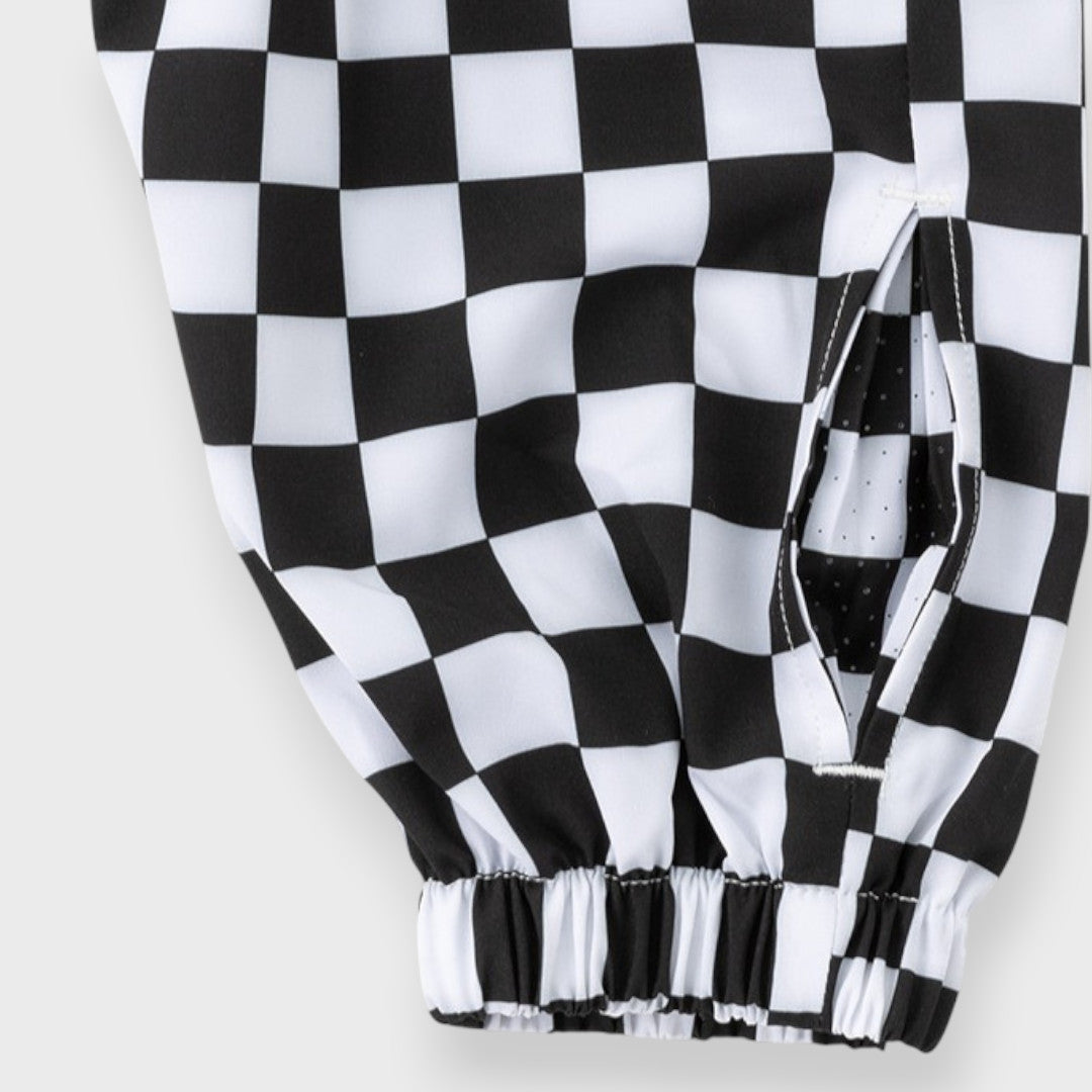 CHECKERBOARD BABY JOGGER PANTS (90cm)