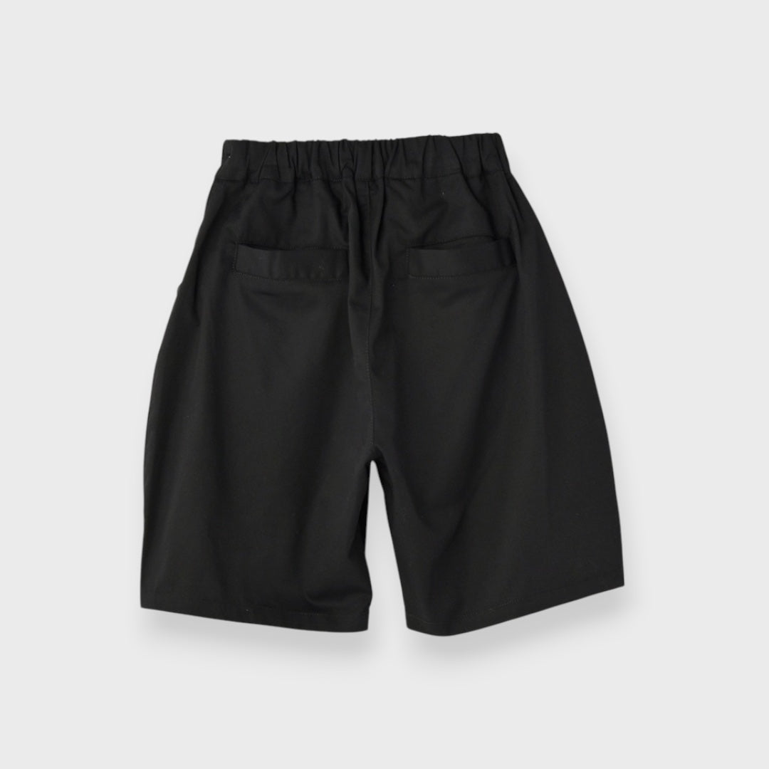 TWILL TUCK SHORT PANTS (130CM）