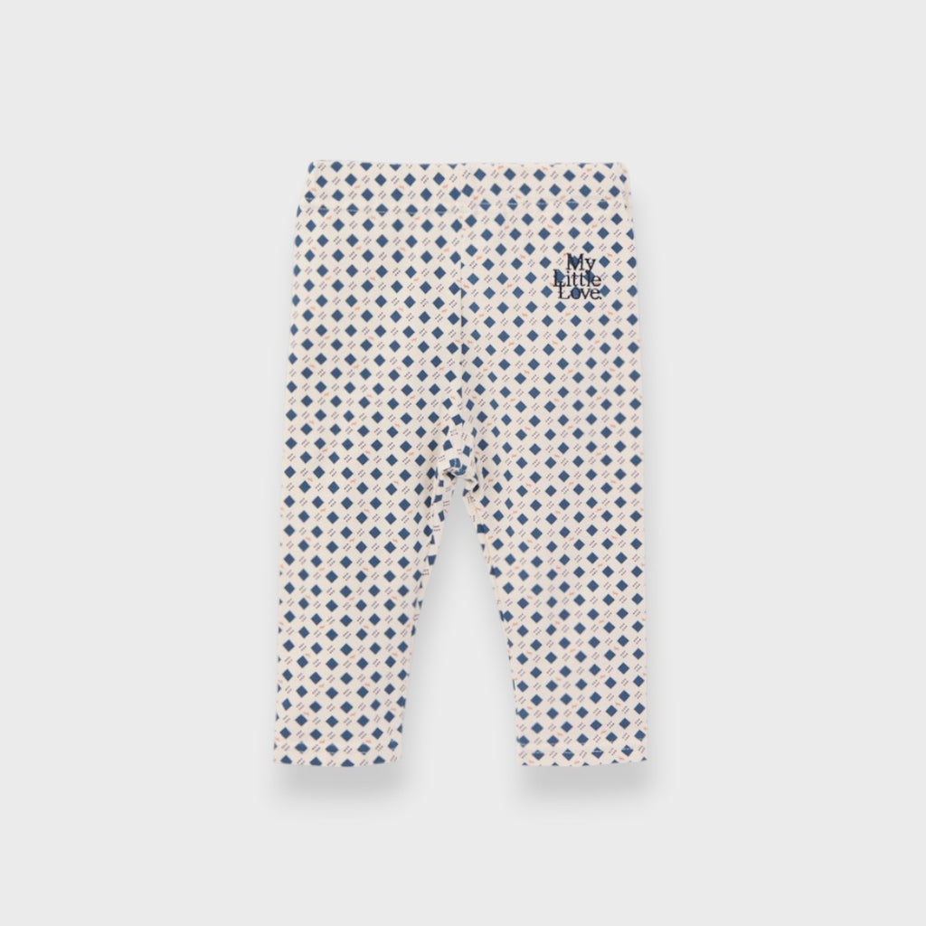 ORGANIC DOT PRINT BABY LEGGINGS (80・90CM）
