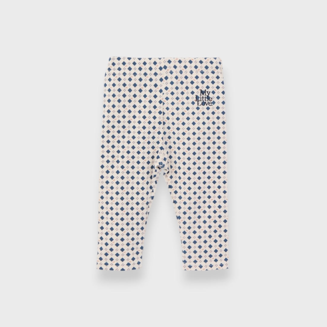 ORGANIC DOT PRINT BABY LEGGINGS (80・90CM）