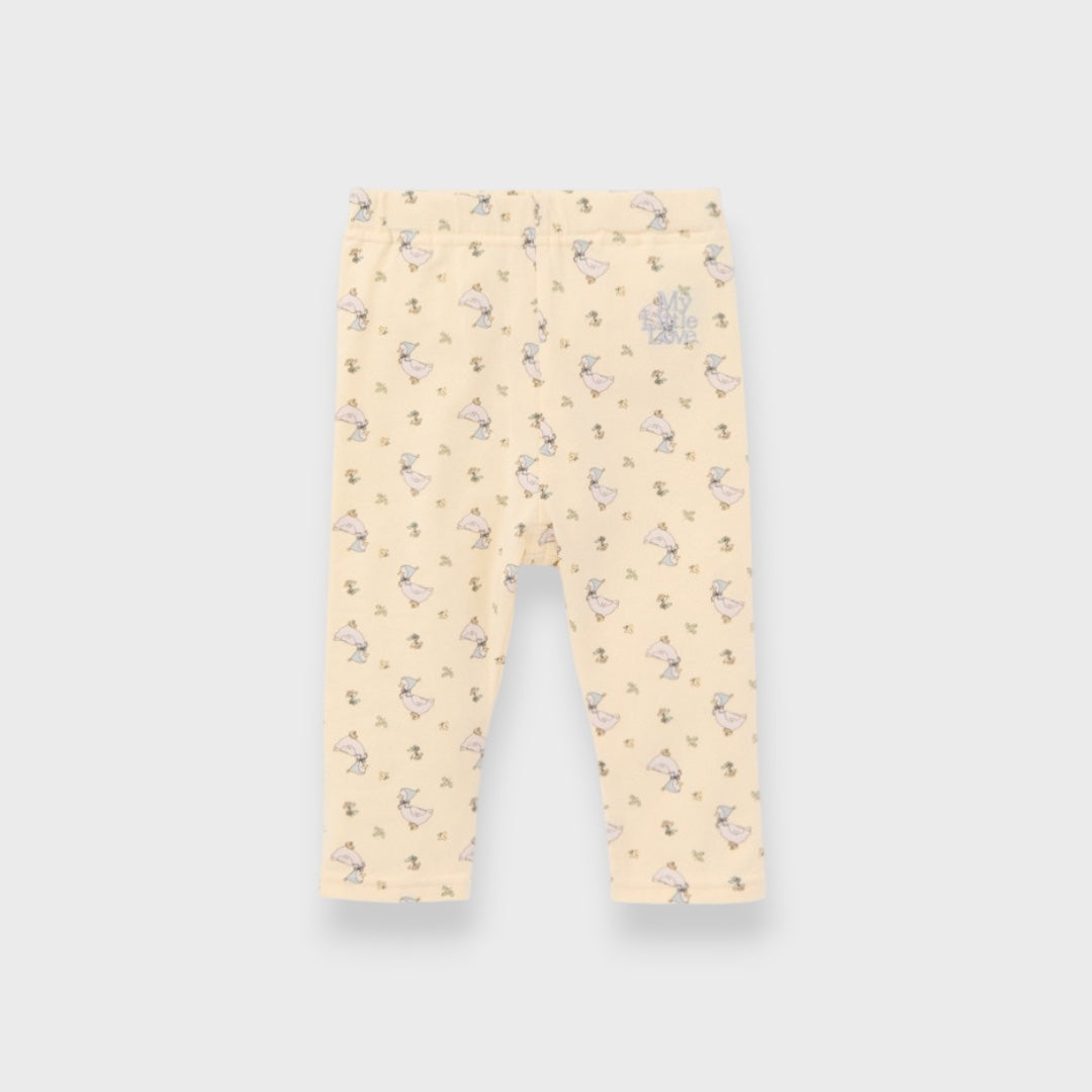 ORGANIC LITTLE FLORAL BABY LEGGINGS (80・90CM)