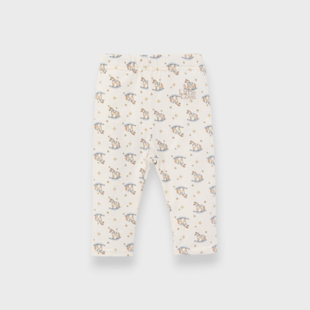 ORGANIC ANIMAL PRINT BABY LEGGINGS (80・90CM)