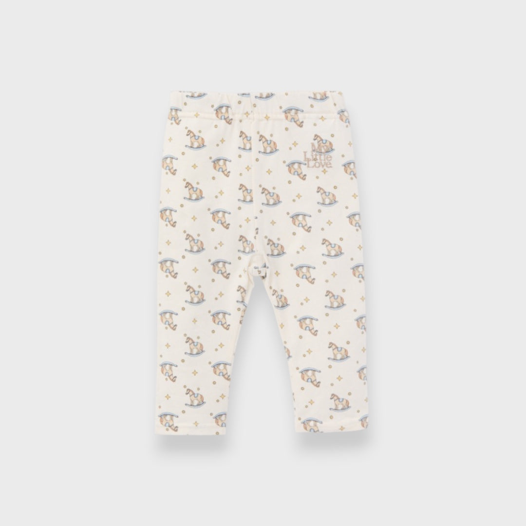 ORGANIC ANIMAL PRINT BABY LEGGINGS (80・90CM)