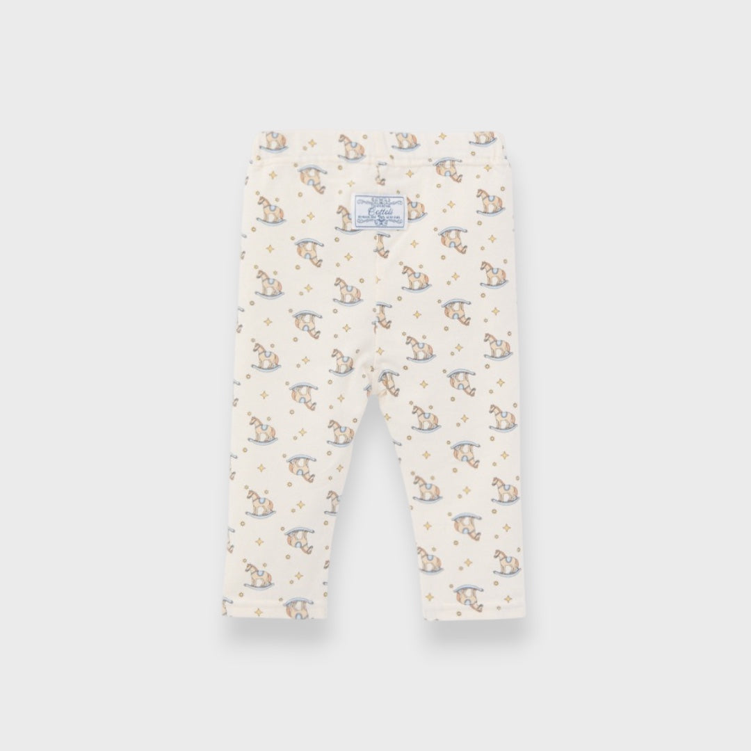 ORGANIC ANIMAL PRINT BABY LEGGINGS (80・90CM)