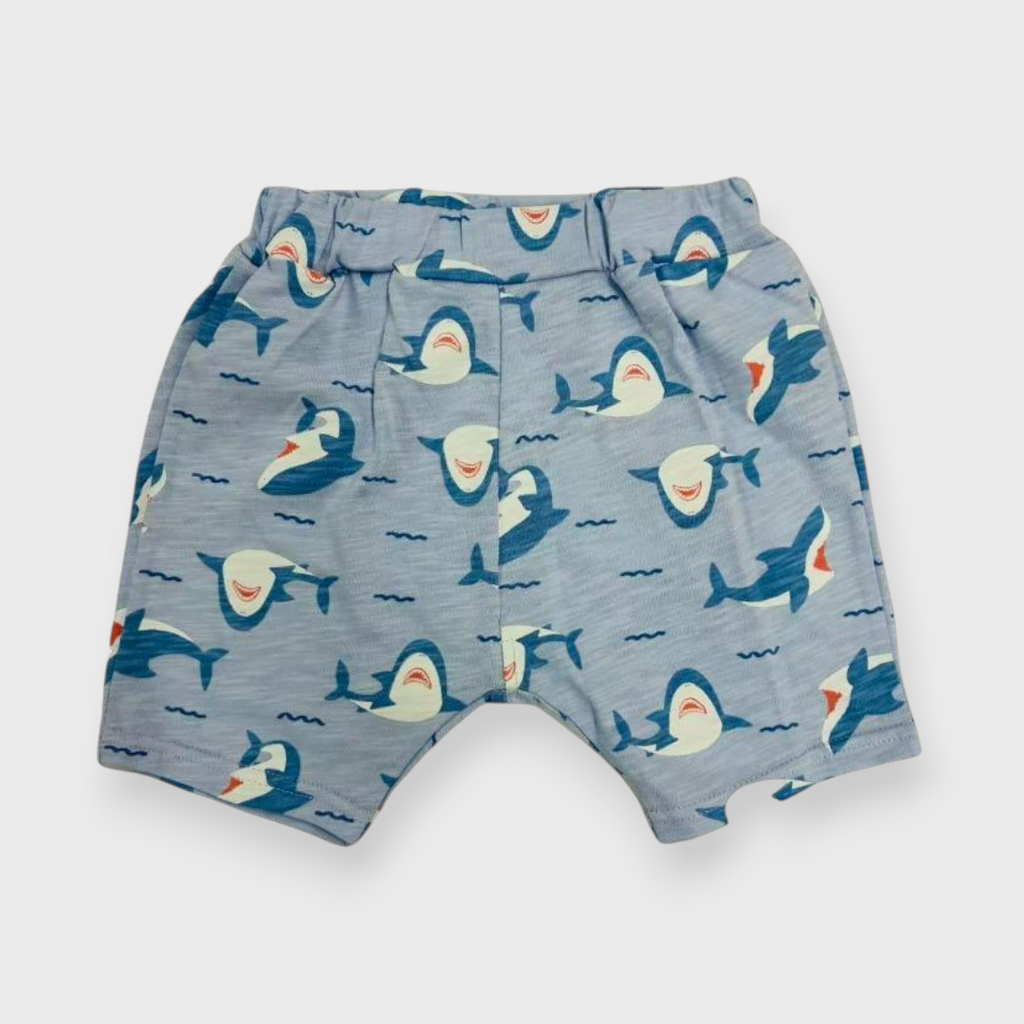 Kids (Size90cm) Shark All-Over Print Shorts