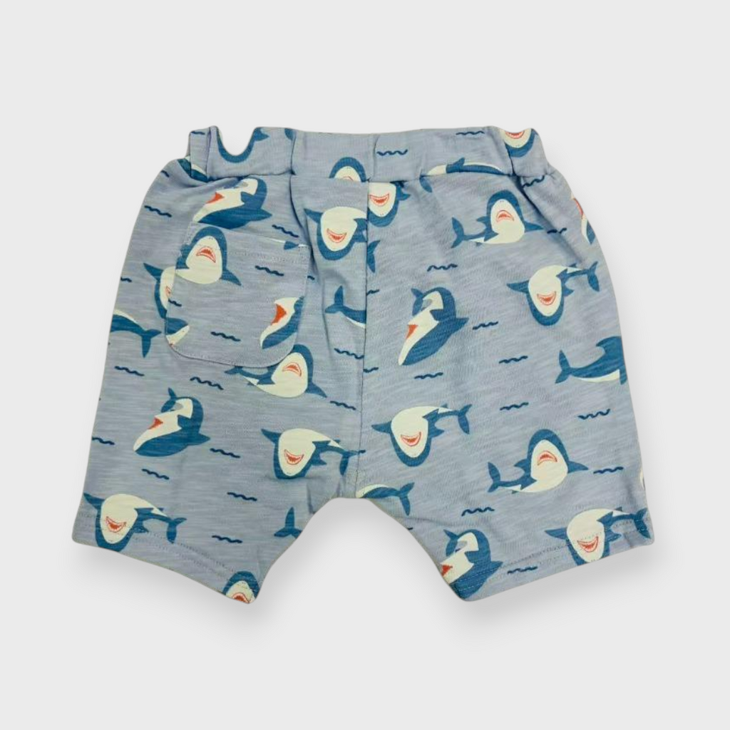 Kids (Size90cm) Shark All-Over Print Shorts