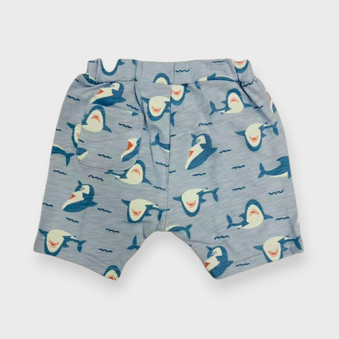 Kids (Size90cm) Shark All-Over Print Shorts