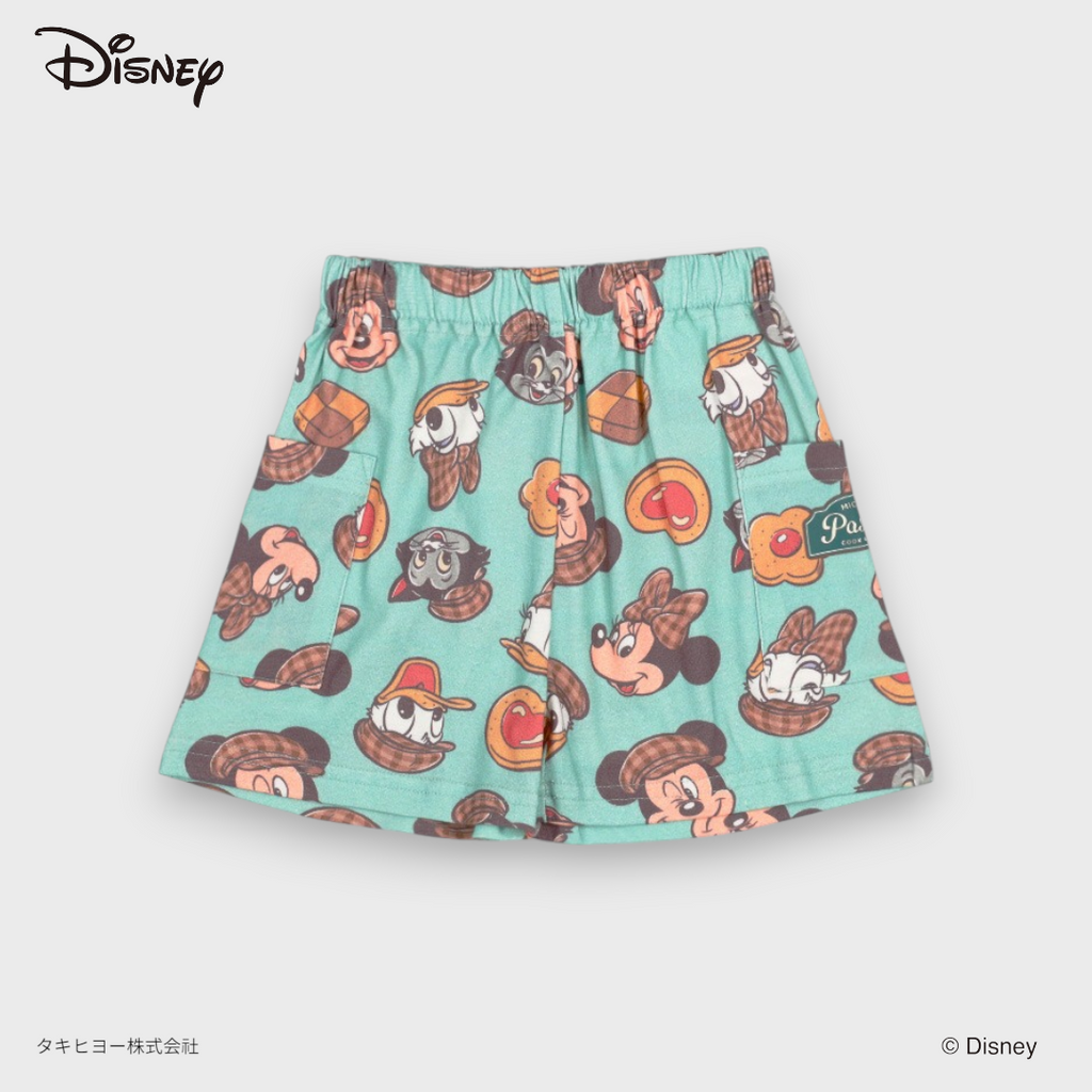 KIDS DISNEY - MICKEY&FRIENDS BABY SHORTS GREEN/ORANGE (80-95CM)