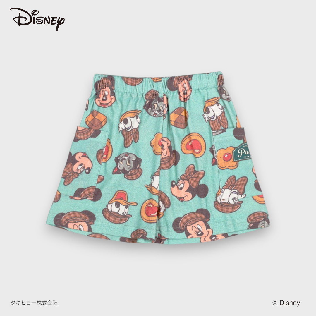 KIDS DISNEY - MICKEY&FRIENDS BABY SHORTS GREEN/ORANGE (80-95CM)