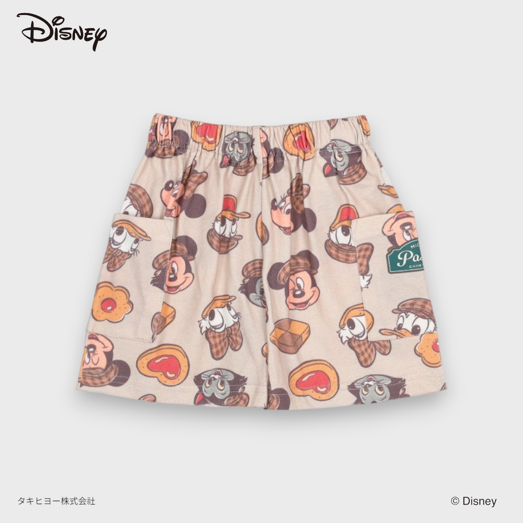 KIDS DISNEY - MICKEY&FRIENDS BABY SHORTS GREEN/ORANGE (80-95CM)