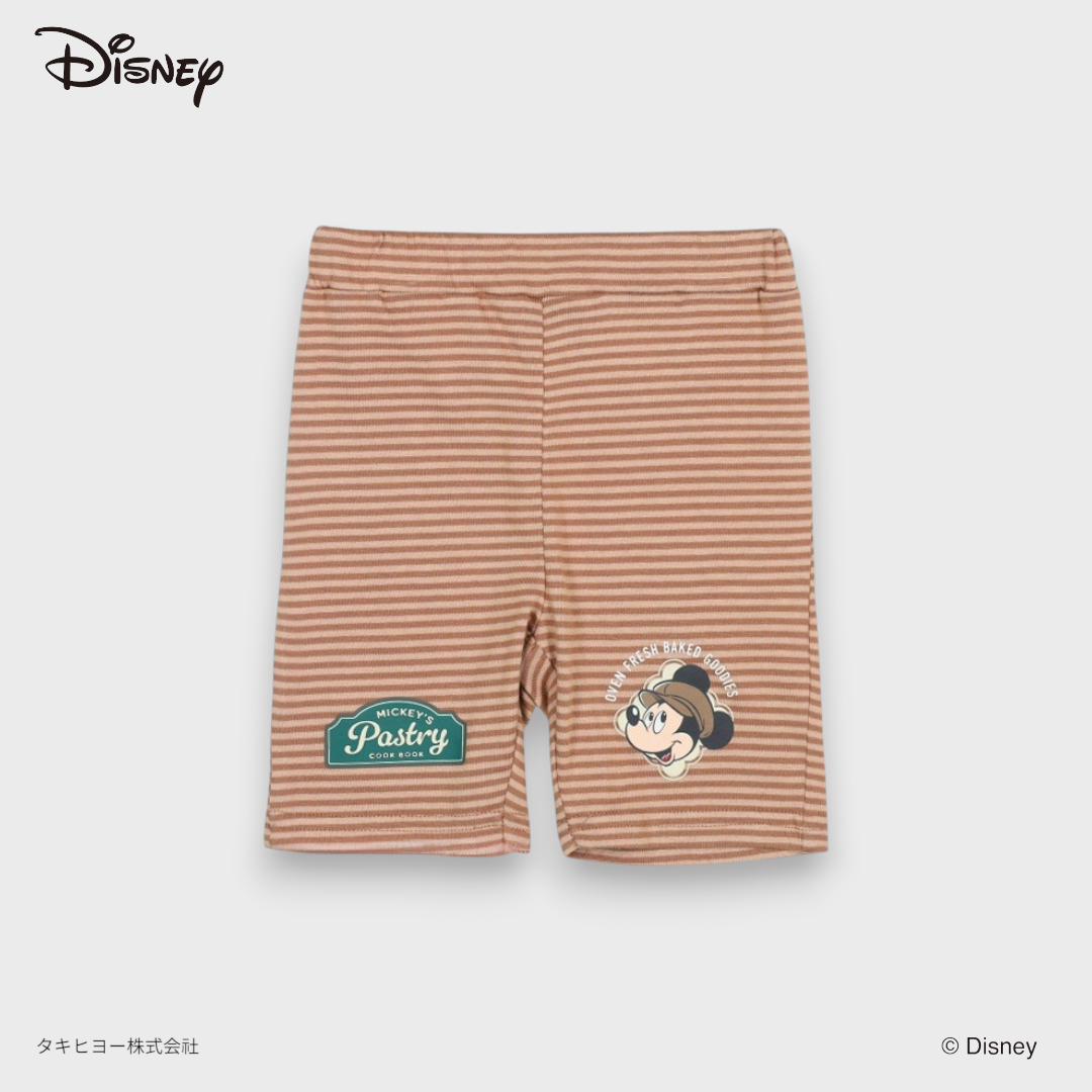 KIDS DISNEY - MICKEY BABY LEGGINGS BROWN (80～95cm)