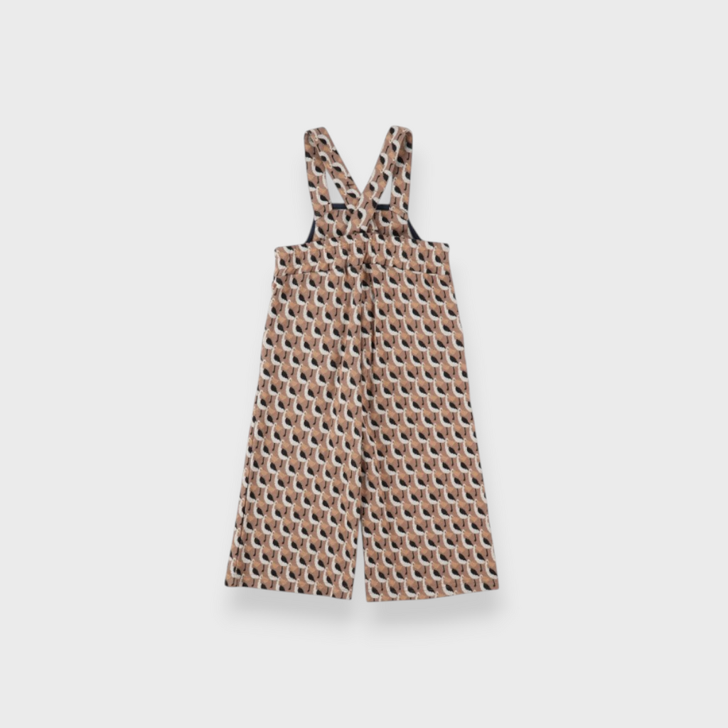 PATTERNED BABY OVERALLS