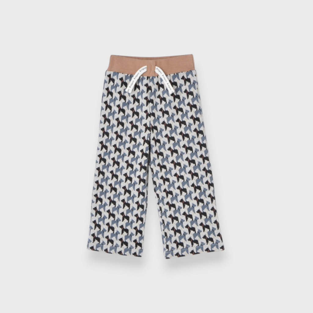 JACQUARD PATTERN PANTS