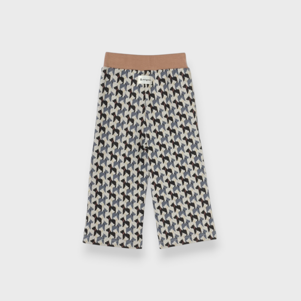 JACQUARD PATTERN PANTS