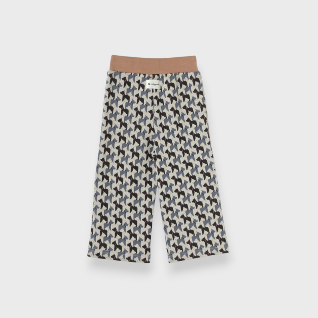 JACQUARD PATTERN PANTS