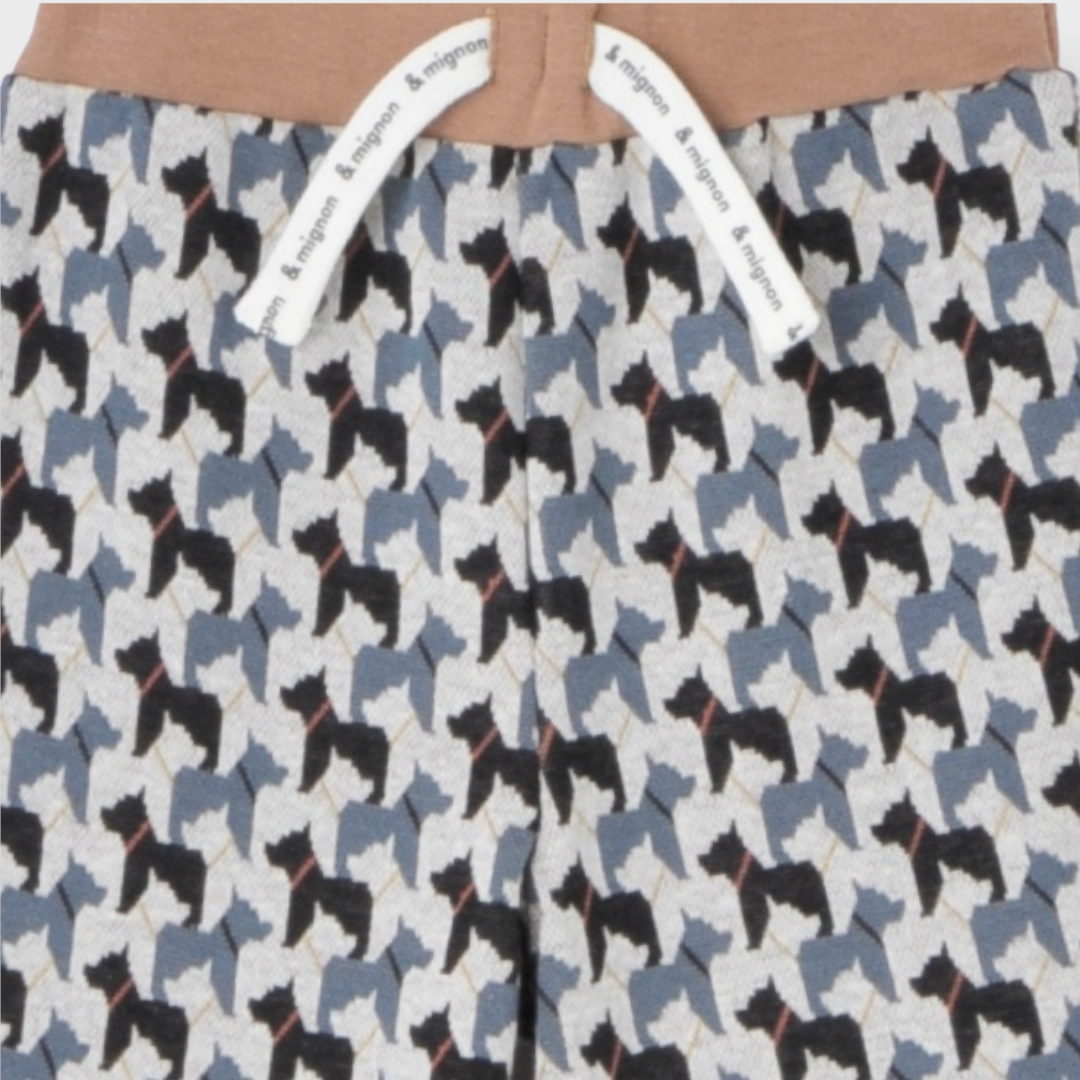 JACQUARD PATTERN PANTS