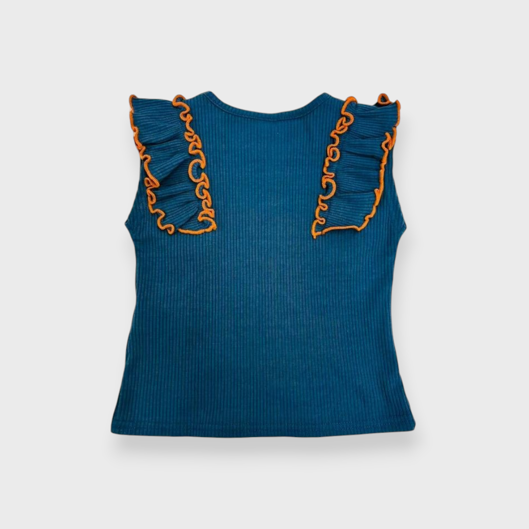BABY RUFFLE RIB T-SHIRT (90CM)