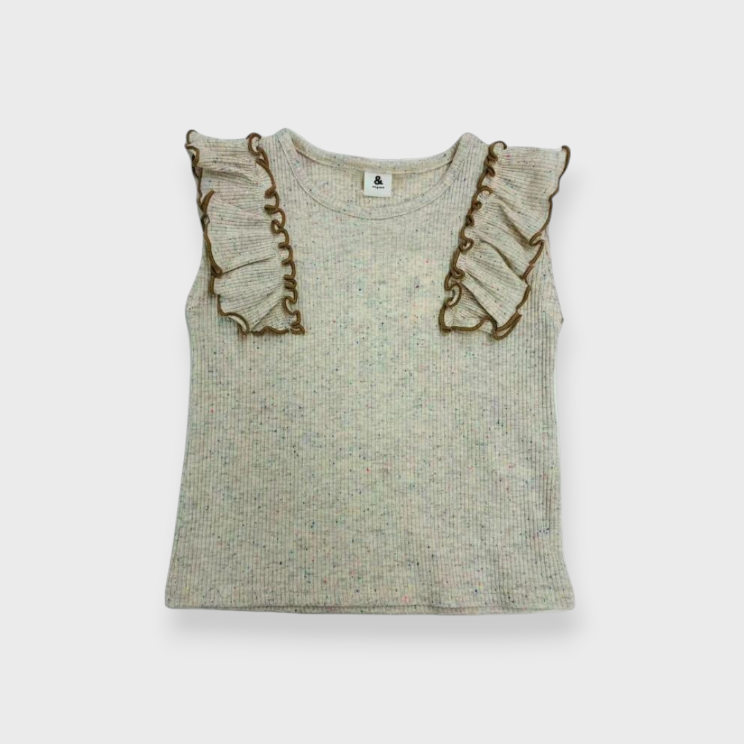 BABY RUFFLE RIB T-SHIRT (90CM)