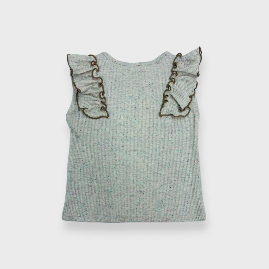 BABY RUFFLE RIB T-SHIRT (90CM)
