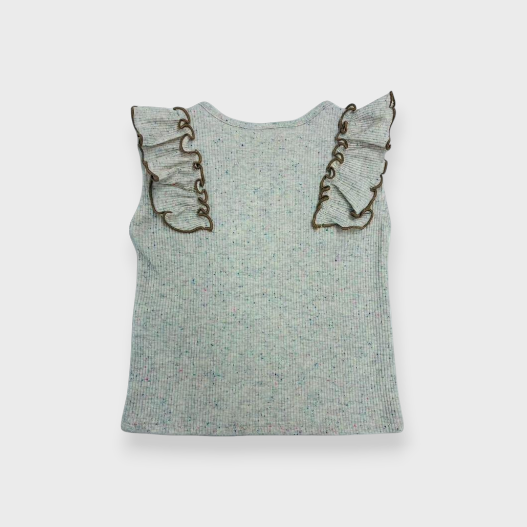 BABY RUFFLE RIB T-SHIRT (90CM)
