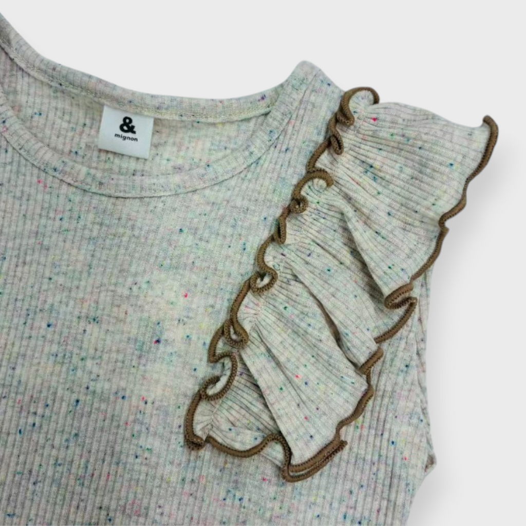 BABY RUFFLE RIB T-SHIRT (90CM)