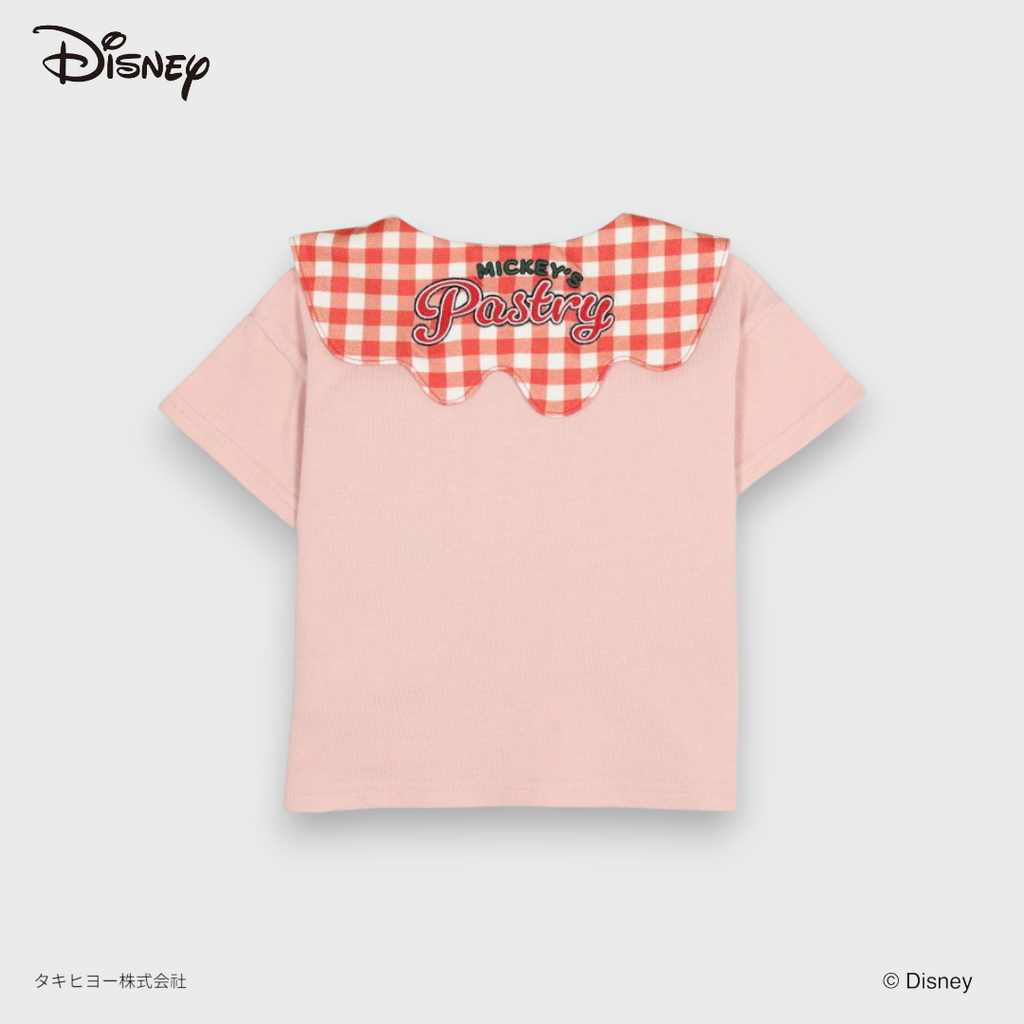 KIDS DISNEY -  MINNIE SHORT SLEEVE BABY T-SHIRT PEACH (80～95cm)