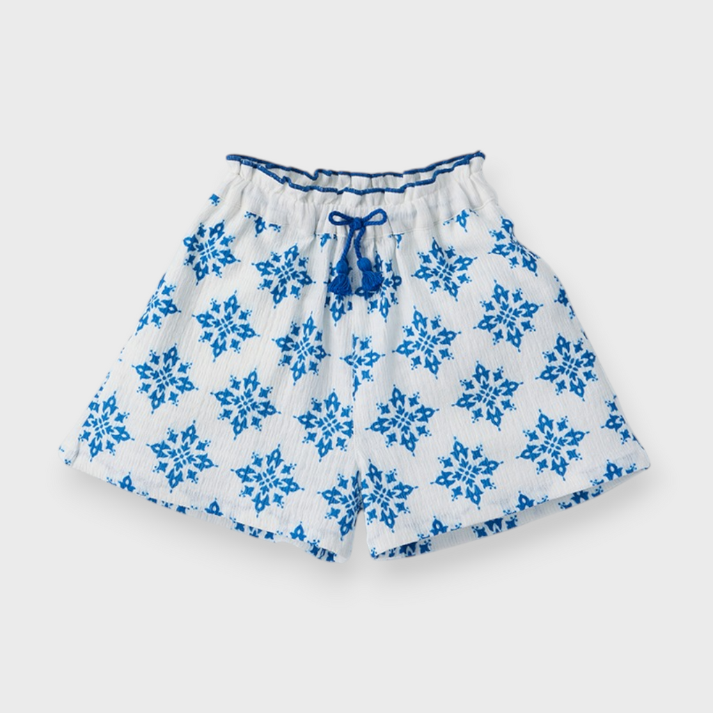 Kids (Size 90cm) Mediterranean Tile Shorts
