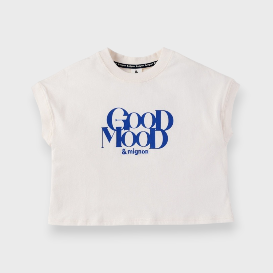 KIDS GOOD MOOD LOGO T-SHIRT (100–120CM)