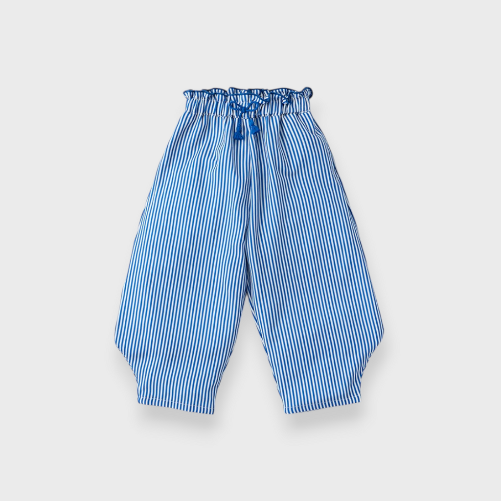 Kids (Size 100–120cm) Striped Balloon Pants