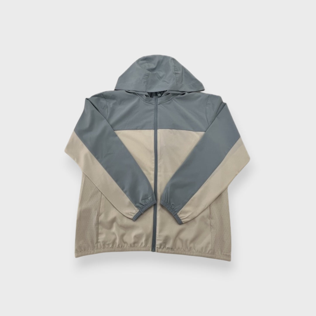 SPORTY GEOMETRIC COLORBLOCK JUNIOR JACKET (130–160cm)