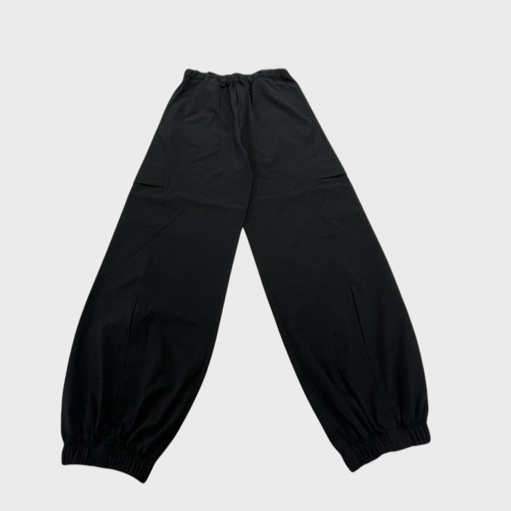 RELAXED SOLID JUNIOR CARGO JOGGER PANTS (130–160cm)