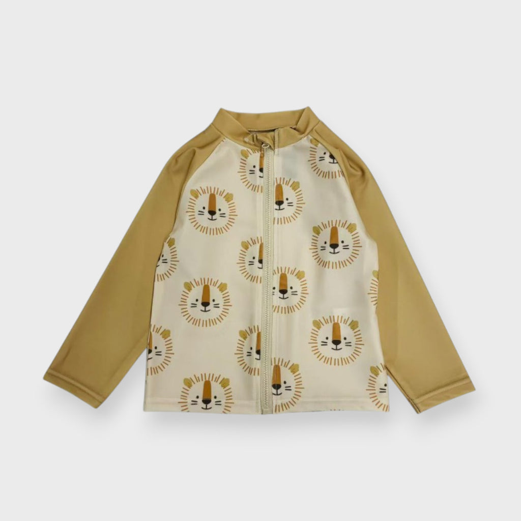 LION MOTIF BABY RASH GUARD (90-95cm)