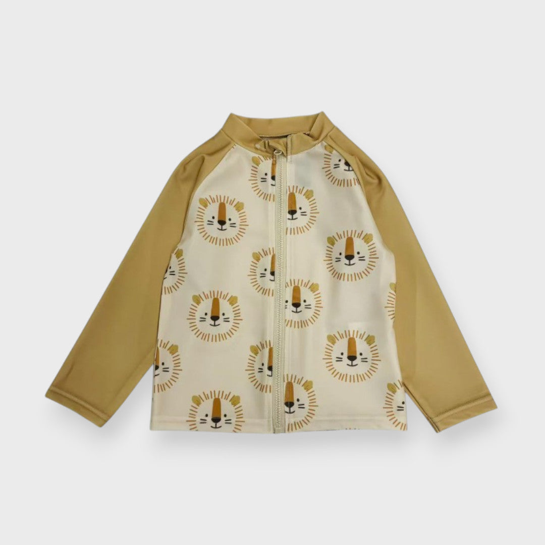 LION MOTIF BABY RASH GUARD (90-95cm)