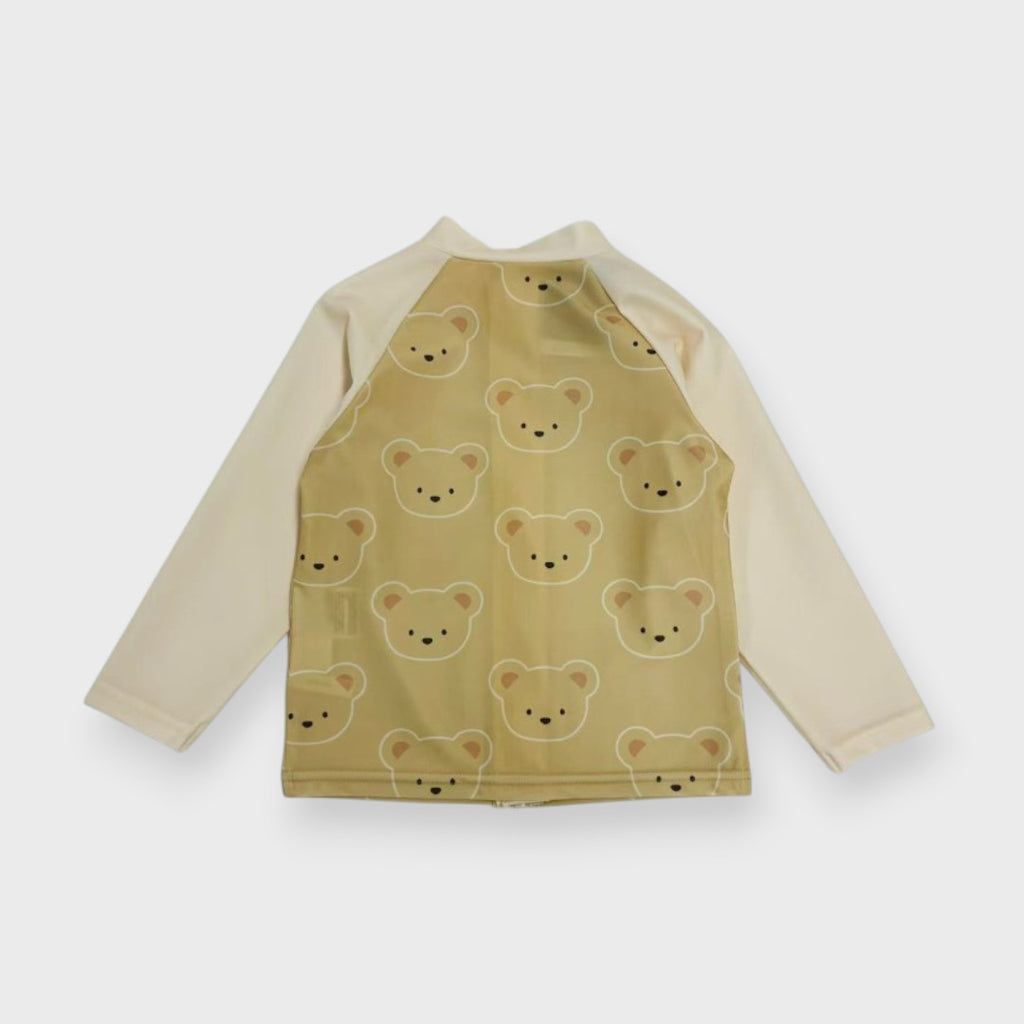BEAR MOTIF BABY RASH GUARD (90-95cm)