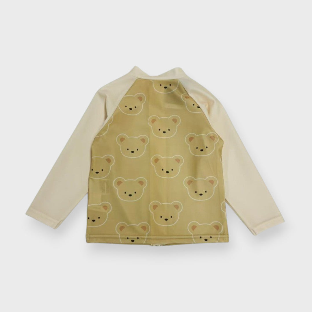 BEAR MOTIF BABY RASH GUARD (90-95cm)