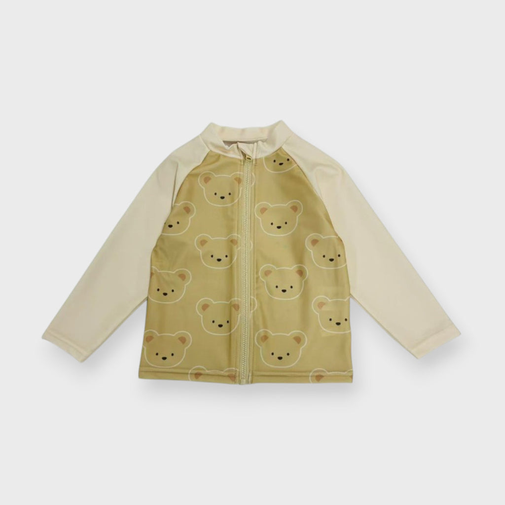 BEAR MOTIF BABY RASH GUARD (90-95cm)
