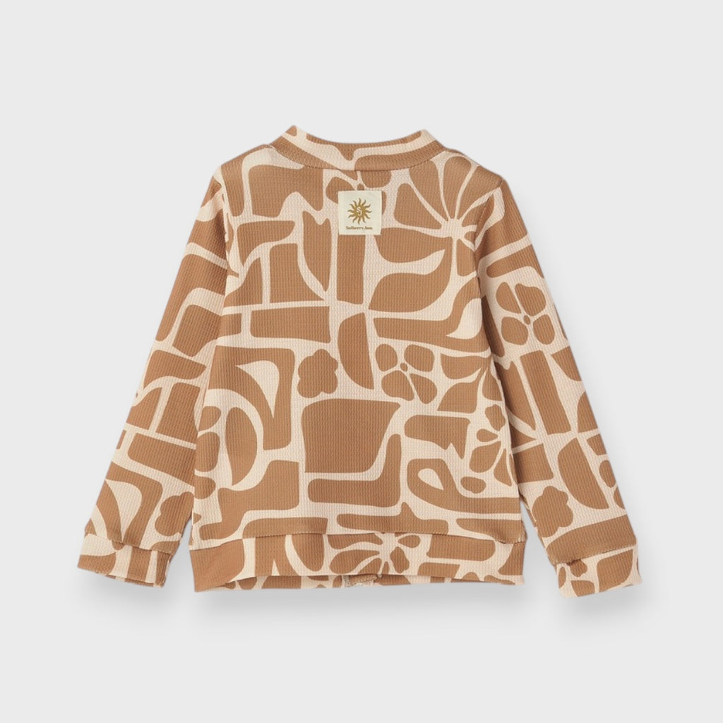 CALM PATTERN KIDS RASH GUARD (100-120cm)