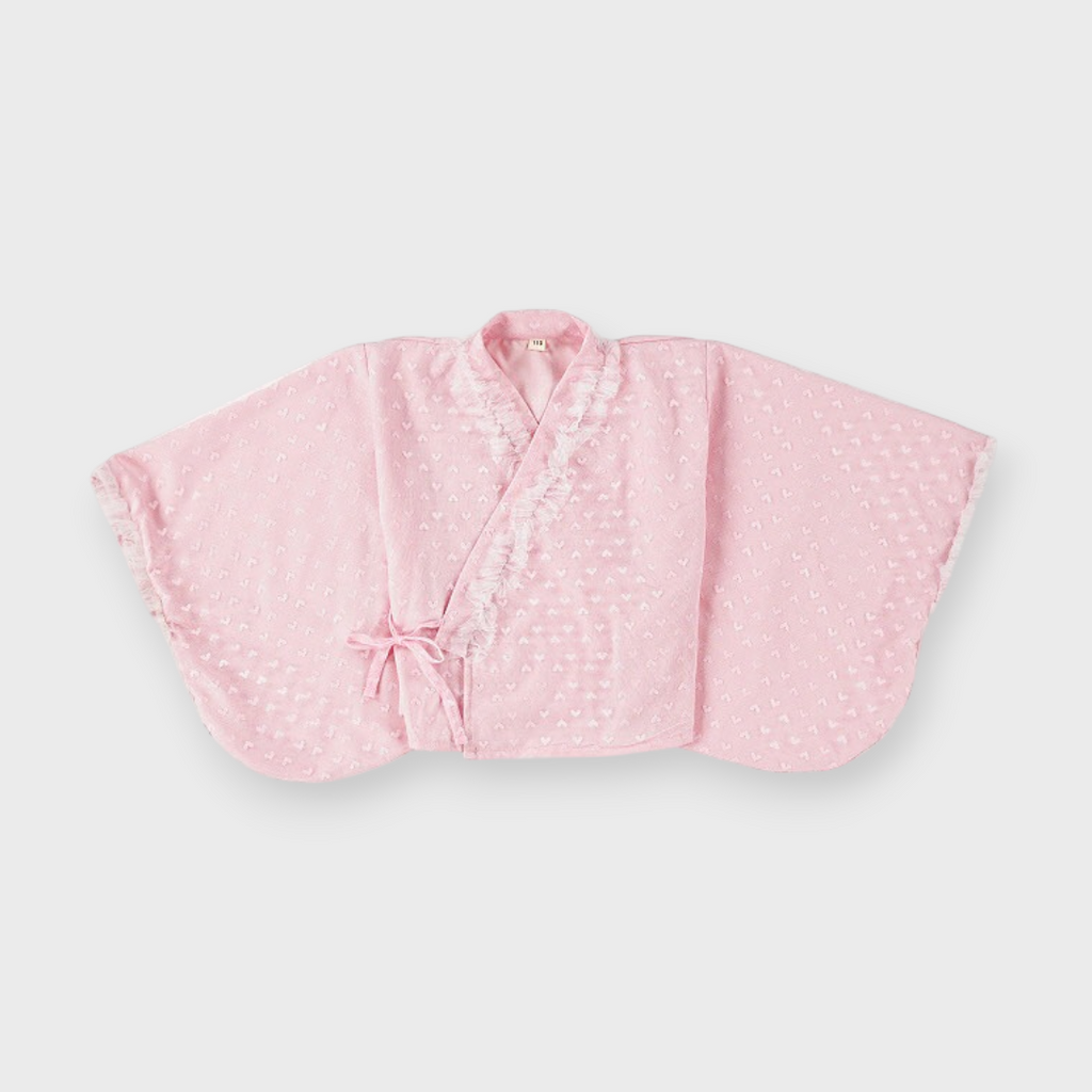 KIDS HEART LACE YUKATA DRESS (110–130CM)