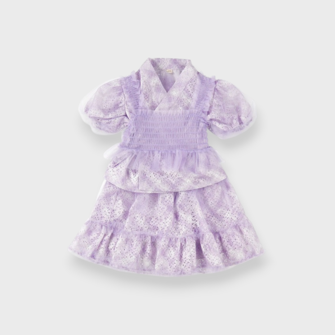 KIDS STAR LACE YUKATA DRESS (110–130CM)