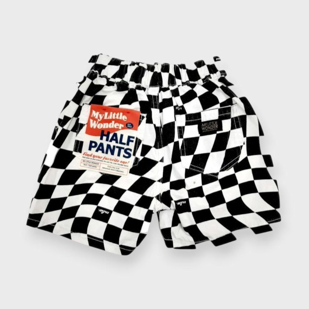 CHECK TWILL BABY HALF PANTS (80/90CM)